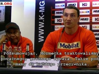 Władimir Kliczko po walce z Mormeckiem: "Pokazałem, kto tu jest królem!"