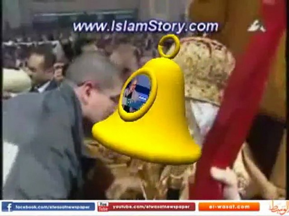 أبو حامد: لما سلمت علي البابا شنودة حلت البركة لان البابا شنودة رجل صالح