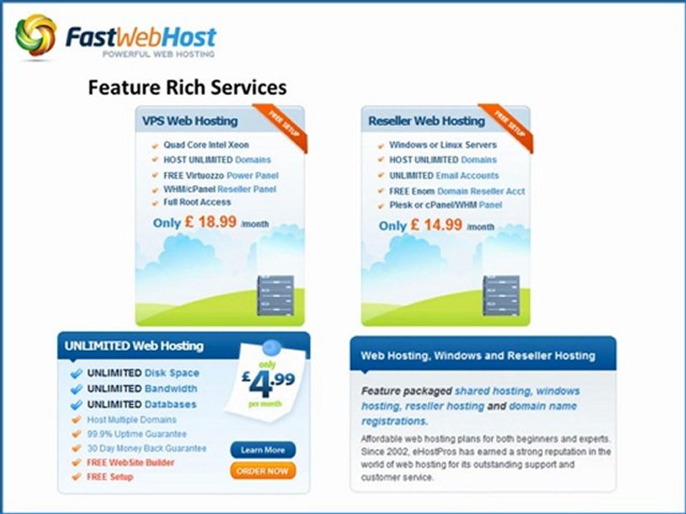 FastWebHost - Reliable Hosting Company UK