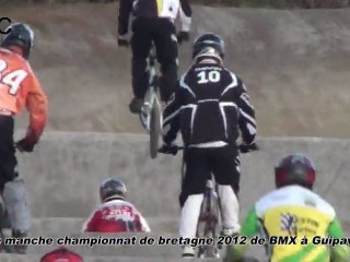 2ème manche championnat de bretagne 2012 de BMX à Guipavas finale 30 - 39 ans