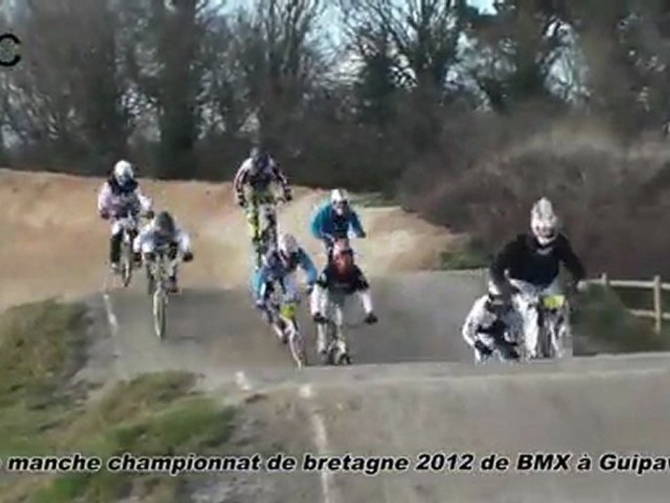 2ème manche championnat de bretagne 2012 de BMX à Guipavas finale Cadet