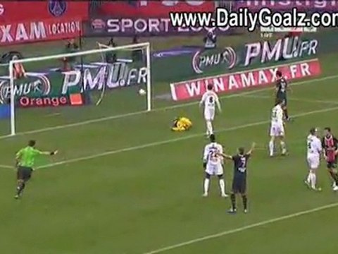 dailygoalz.com - but de Jeremy Menez PSG vs Ajaccio 2-0