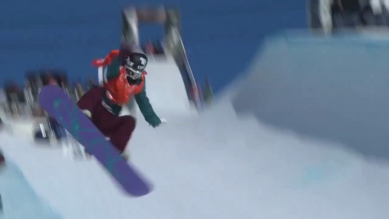 TTR Tricks - Gretchen Bleiler 2nd place Halfpipe run at BEO 2012