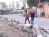 فري برس  ريف دمشق عملية جيش سوريا الحر و قتل شبيحة  في داريا ريف دمشق