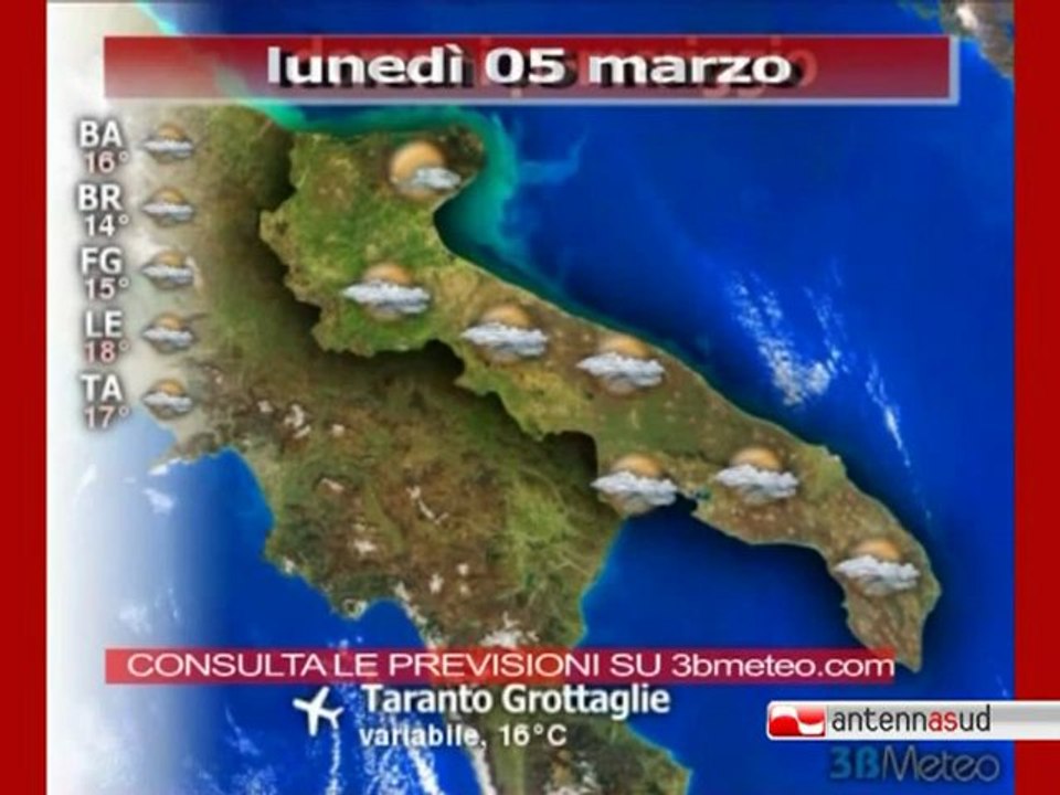 meteo 5 marzo