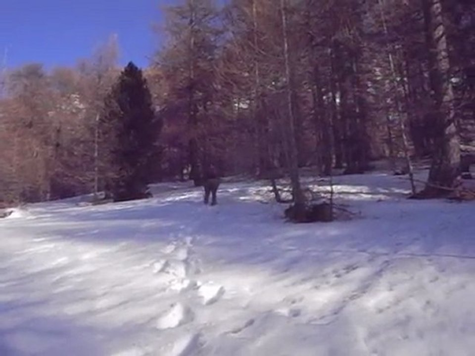 Aurelien monte à Mouriaye