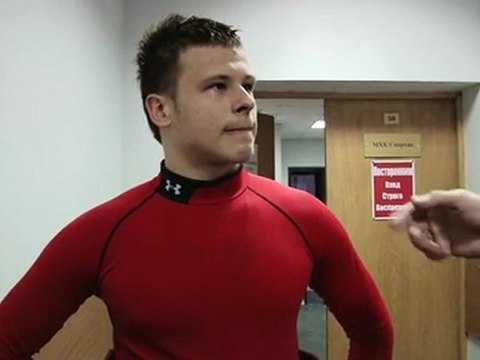 Алекс Титов после игры с к.Белые Тигры 04.03.12