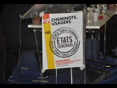 Michel Passet - Etats généraux des services publics ferroviaires de la CGT - Montpellier - 1er mars 2012