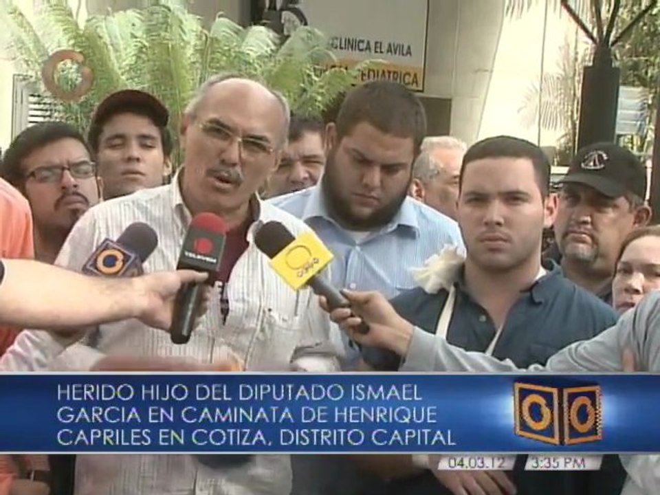 Declaraciones de Ismael García sobre herida de su hijo