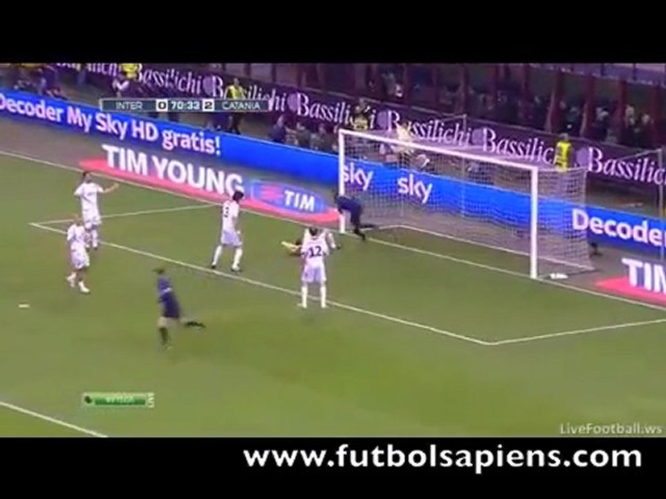 Inter Vs Catania 2-2, 2012 (Serie A)