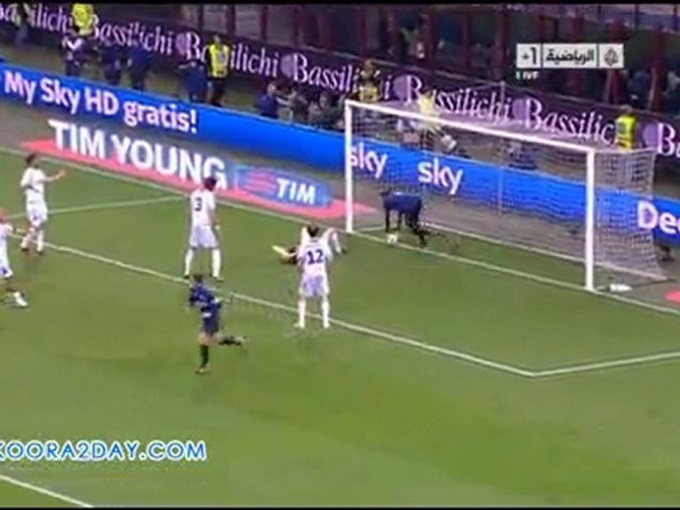 Inter Milan 2 - 2 Catania  All Goals = أهداف اللقاء