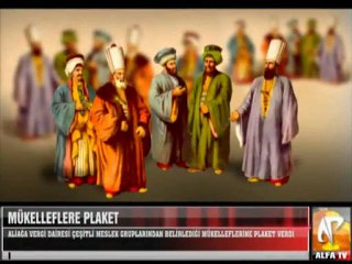 Vergi Dairesinden Mükelleflere Plaket