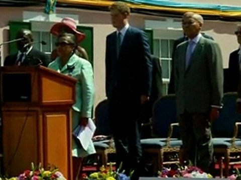Speeches and patrol boats as Prince Harry marks Queen's Jubilee in the Bahamas