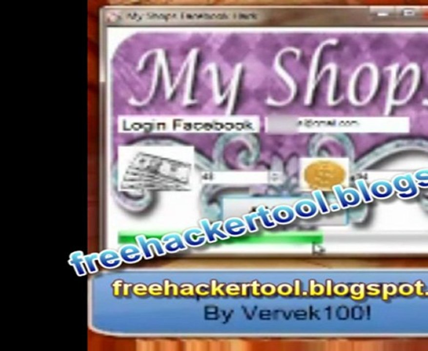 OFFICIAL My Shops Hack Cash And Coins Facebook Download 2012