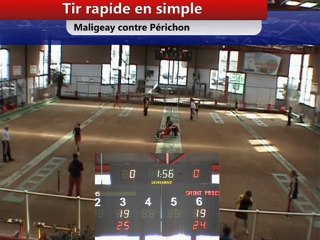 Tir rapide en simple, J12 CS EF Saint-Priest contre Nyons