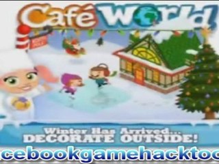 Cafe World Hack and Cheat Tool 2012