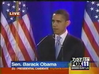 Barack Obama Speech on Race (Tuesday, March 18, 2008)