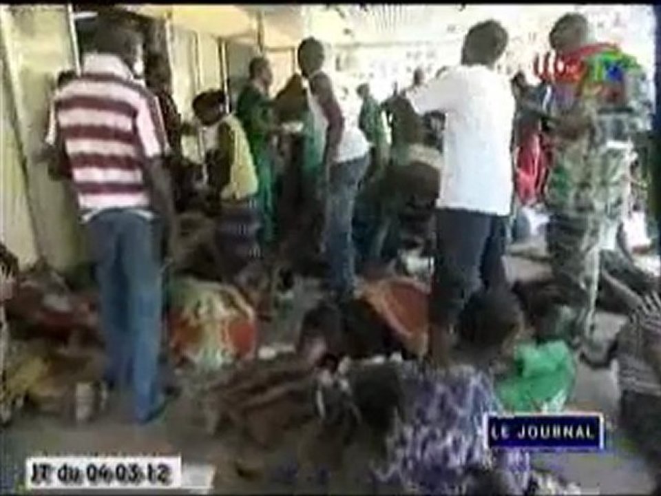 Les dégâts causés par les explosions au quartier Mpila