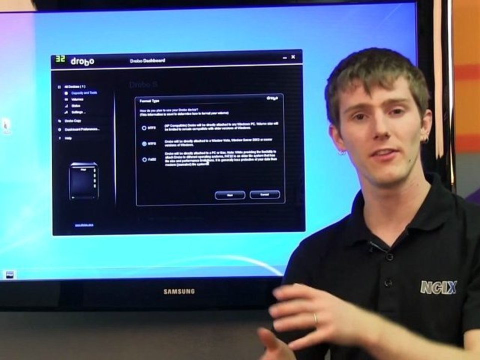 Data Robotics Drobo Safe File Storage Data Protection Enclosure Showcase NCIX Tech Tips
