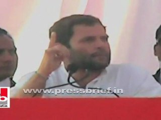 Rahul Gandhi in Thakurdwara, UP addresses a public rally as part of his campaign