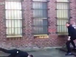 Salto arrière via une courte échelle (FAIL)