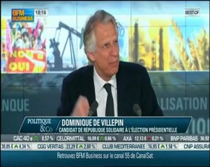 Download Video: De Villepin - Bfmbusiness - politique eco