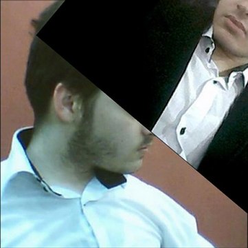 kefeni giymiş sevdiğim