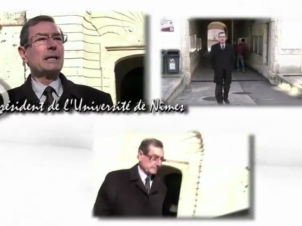 UNE MINUTE AVEC JACQUES MARIGNAN, PRÉSIDENT DE L'UNIVERSITÉ DE NÎMES