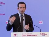 Point presse de Benoît Hamon : l'antisocialisme primaire de la droite
