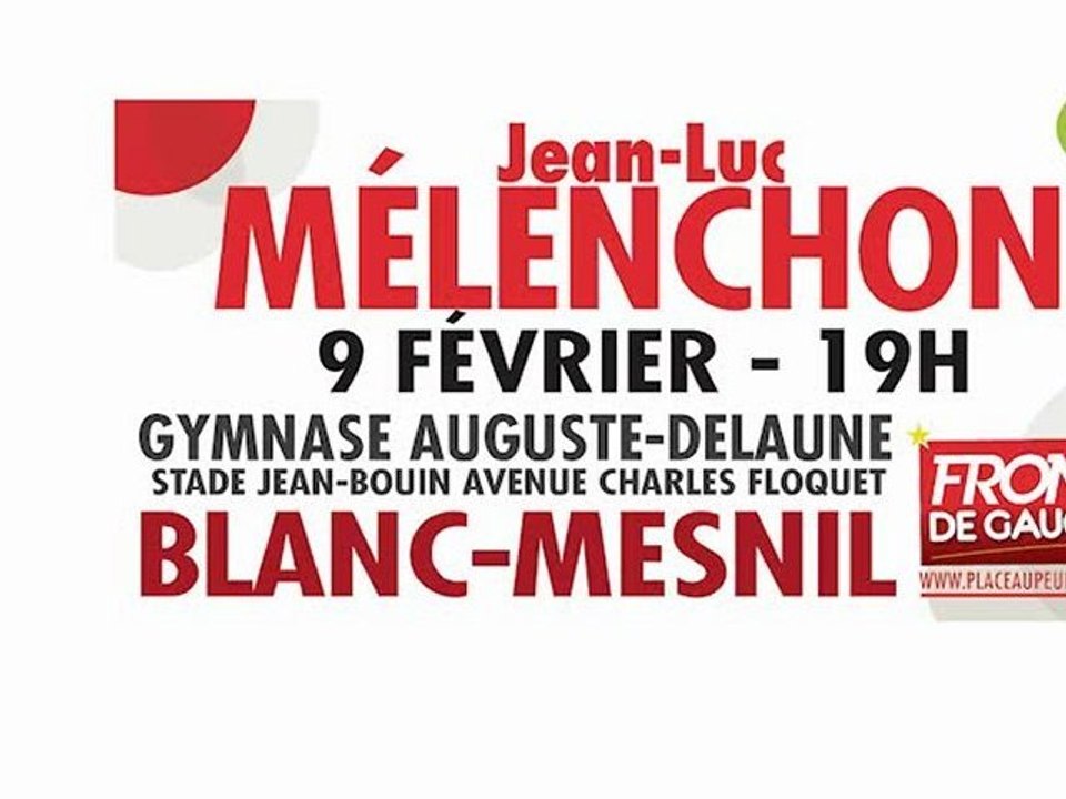 JL Mélenchon sur les femmes au meeting Blanc Mesnil