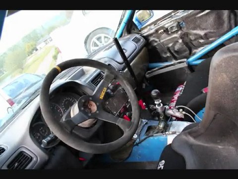 FIAT 500 ABARTH EQUIPAGE PRO EVELYNE LOHR COPILOTE SYLVAIN MORELLEC PILOTE PRO TEAM RALLYE RALLY CAR SUBARU