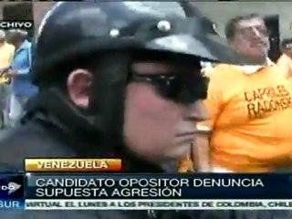 Desmontan supuesto atentado contra Capriles Radonski