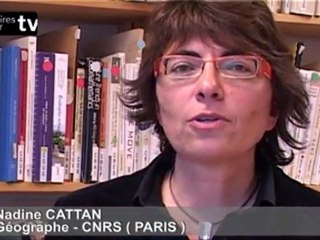 Présentation des portes d'entrée de la France et des systèmes territoriaux des flux de Territoires 2040 par Nadine Cattan