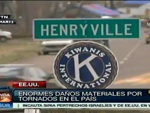 Tornados causan estragos en los Estados Unidos