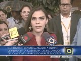 Reportera Sasha Ackerman relata agresiones sufridas por equipo de Globovisión