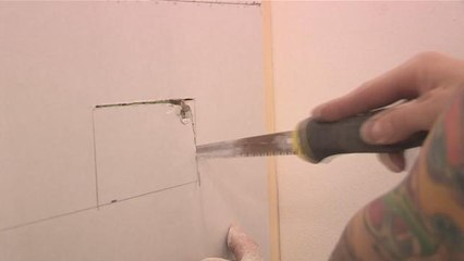 How To Cut Square Hole In Drywall