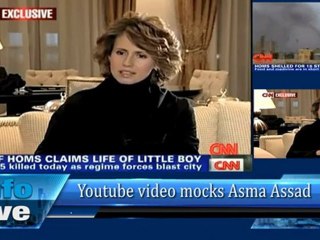 Youtube video mocks Asma Assad