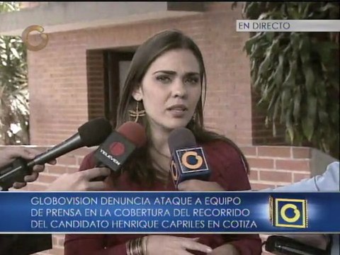 Equipo de Globovisión denuncia agresión ante Cicpc Chacao