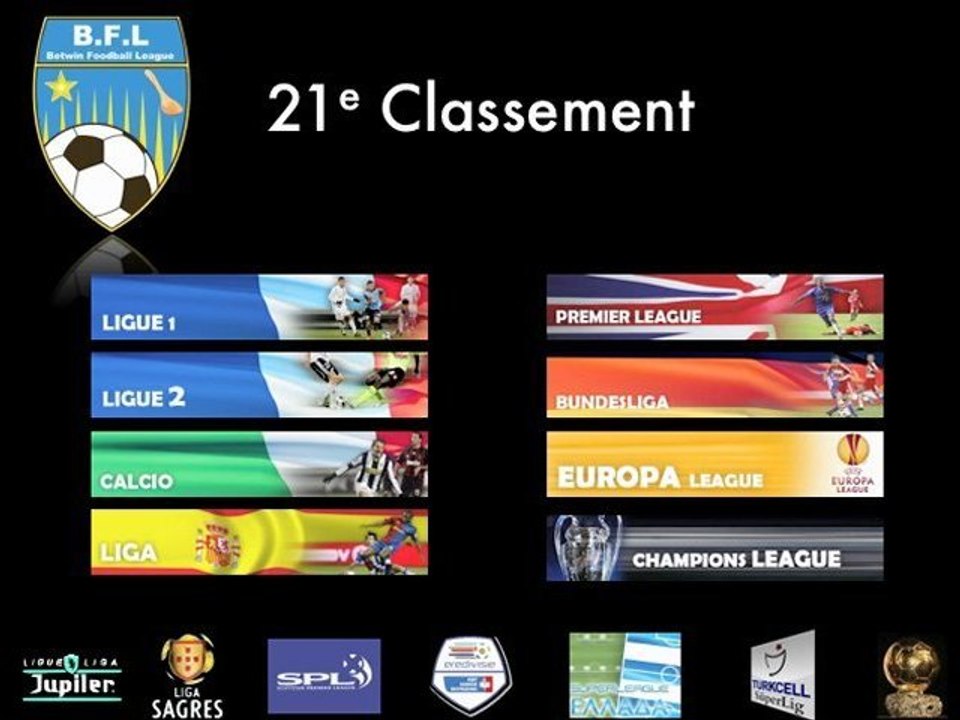 B.F.L. Classement n°21-2012