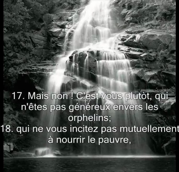 Sourate 89. L'aube (Al-Fajr) Traduction en Français