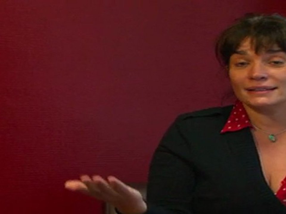 Christine Citti, comédienne, soutient François Hollande