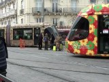 Tramways Montpellier:  Festival de trams Gare Saint Roch le 03 mars 2012