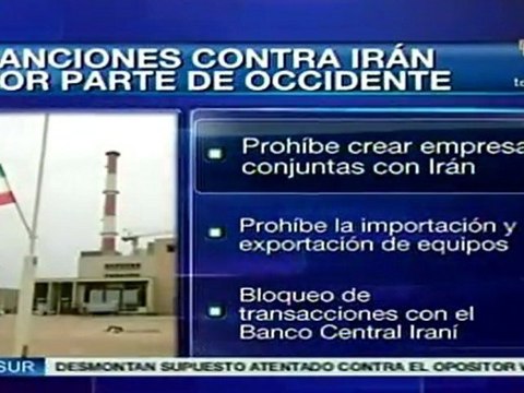 Sanciones de Occidente contra Irán