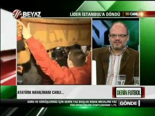 Sivas dönüşü takım havaalanında karşılandı.