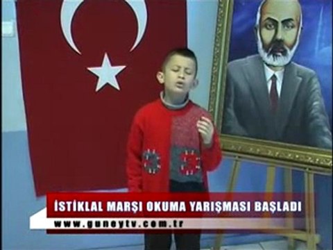 İstiklal Marşı' Okuma Yarışması Elemeleri Yapıldı