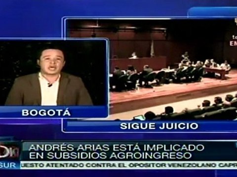 Colombia: reanudan juicio contra ex ministro de Agricultura