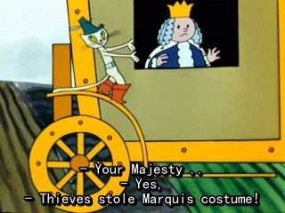 'THE CAT IN BOOTS', cartoon, USSR, 1968 (with English subtitles)