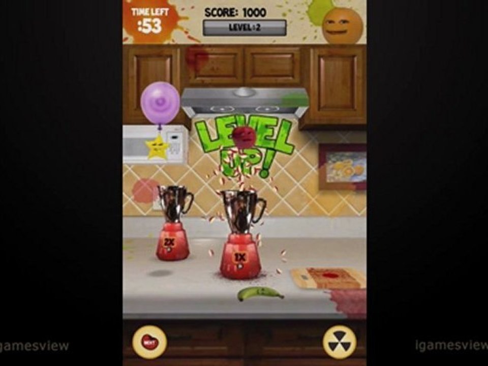 Annoying Orange Kitchen Carnage Lite - iPhone Game Trailer