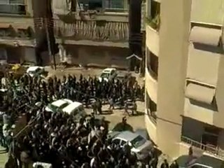 فري برس ثوار الشام  الهامة تشييع الشهيدة انتصار المسح 5 3 2012  ج2