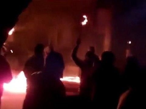 فري برس حلب حي الميسر مظاهرة مسائية في حي الميسر 5 3 2012 ج1